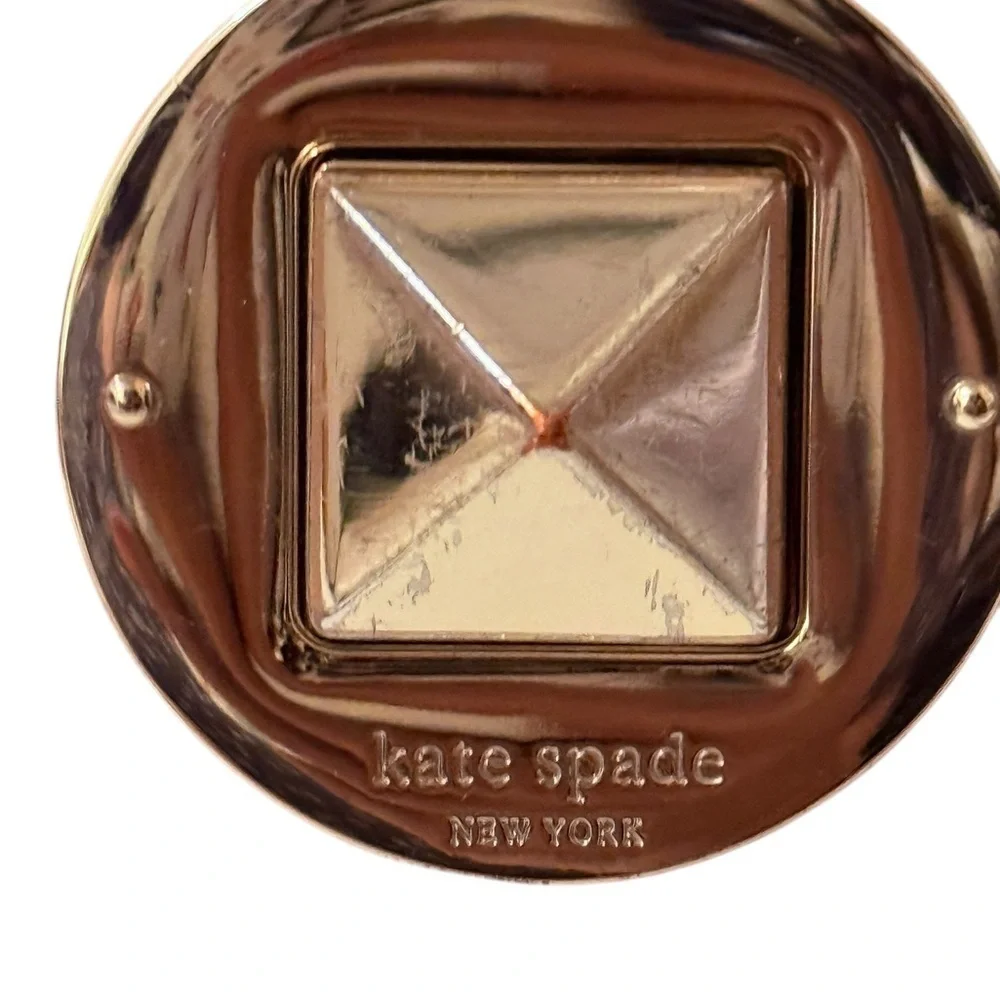 Elegant Kate Spade Newbury Land  Rose Gold Leather Cross Body Bag